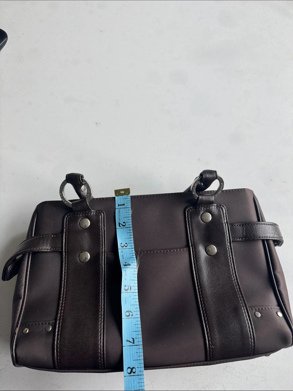 Classic Brown Leather Men's Handbag